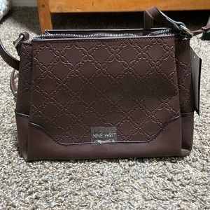 COPY - Brown Nine West Townes Mini Raisin women’s purse.